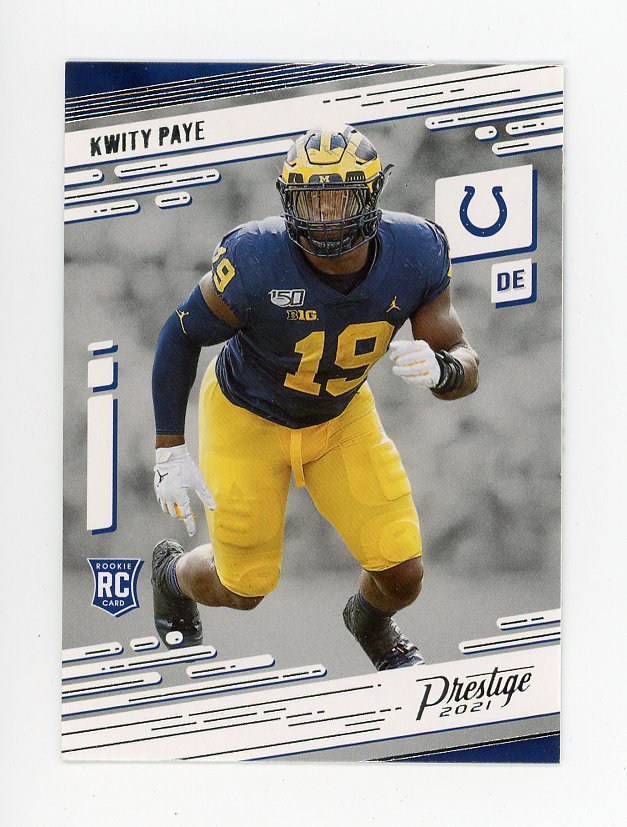 2021 Kwity Paye Rookie Prestige Indianapolis Colts # 248