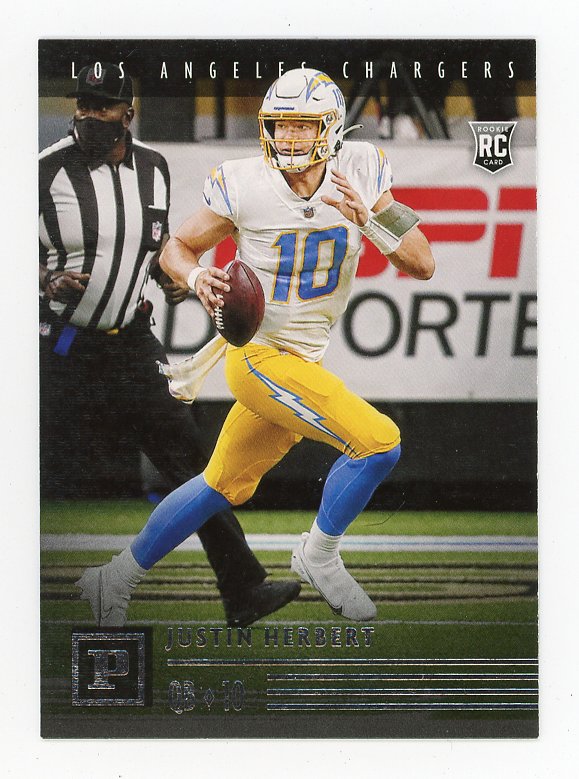 2021 Justin Herbert Rookie Chronicles Los Angeles Chargers # PA-3