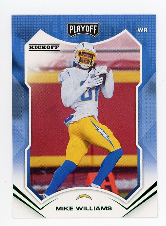 2021 Mike Williams Kick Off Playoff Los Angeles Chargers # 96