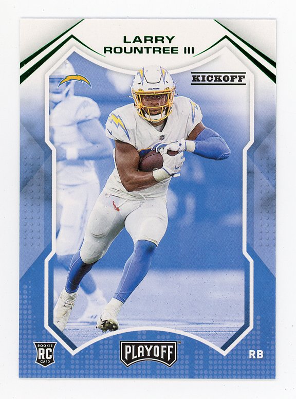 2021 Larry Rountree III Kick Off Rookie Playoff Los Angeles Chargers # 293
