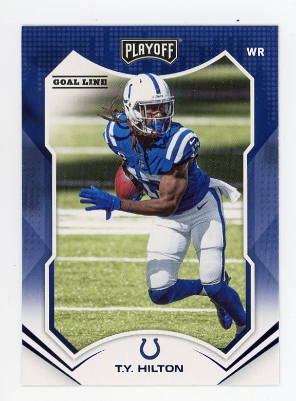 2021 T.Y. Hilton Rookie Goal Line Playoff Indianapolis Colts # 58