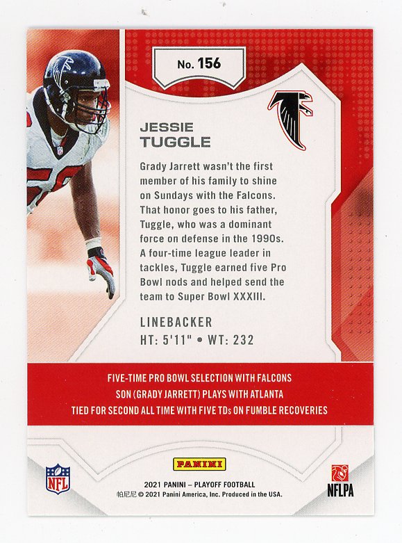 2021 Jessie Tuggle Kickoff Playoff Atlanta Falcons # 156