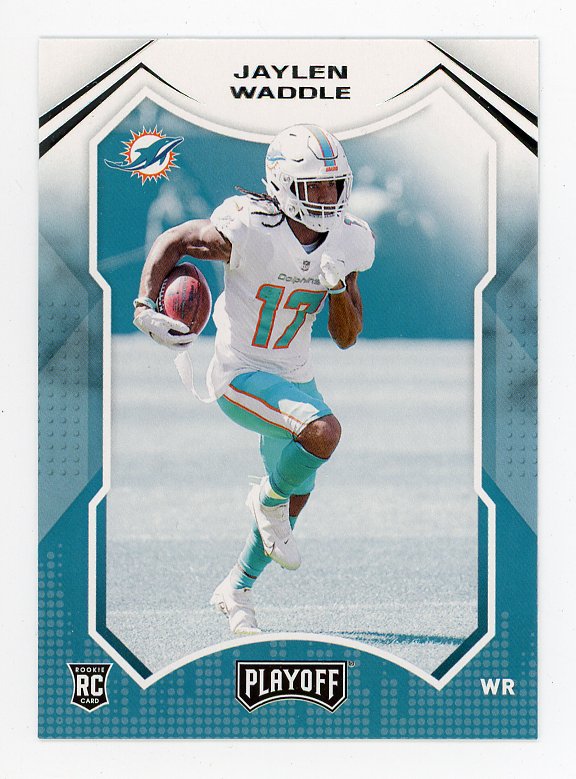 2021 Jaylen Waddle Rookie Playoff Miami Dolphins # 206
