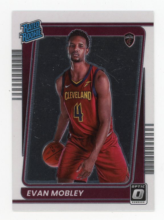 2021-2022 Evan Mobley Rated Rookie Donruss Optic Cleveland Cavaliers # 175