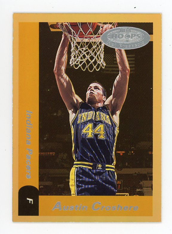2000 Austin Croshere Gold NBA Hoops Indiana Pacers # 112