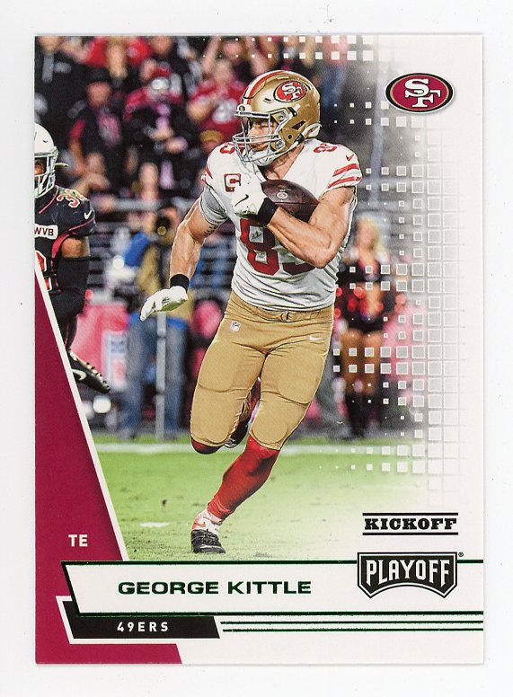 2020 George Kittle Kick Off Panini San Francisco 49ers # 109