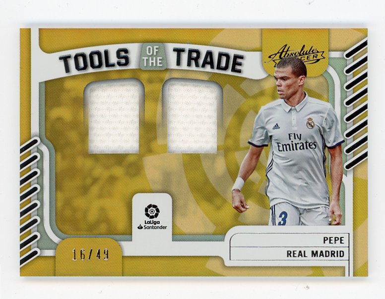 2022-2023 Pepe Real Madrio Tools Of The Trade #D /49 Absolute # AT-PE