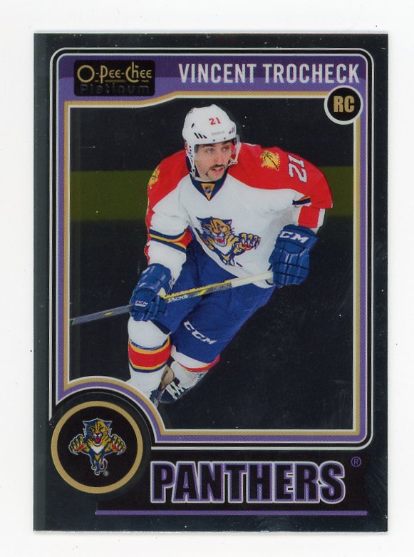2014-2015 Vincent Trocheck Rookie O-Pee-Chee Platinum Florida Panthers # 155