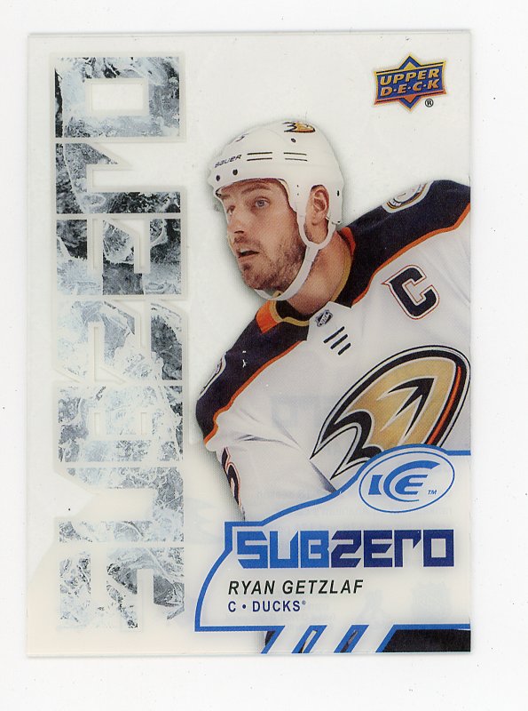 2017-2018 Ryan Getzlaf ICE Anaheim Ducks # SZ-27