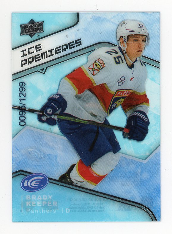 2019-2020 Brady Keeper #D /1299 Ice Premieres Florida Panthers # 52