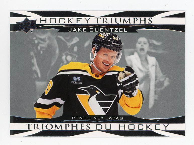 2023-2024 Jake Guentzel Hockey Triumphs Pittsburgh Penguins # HT-5