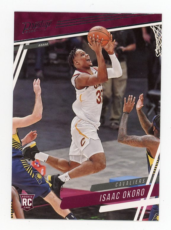 2020-2021 Isaac Okoro Rookie Prestige Cleveland Cavaliers # 55
