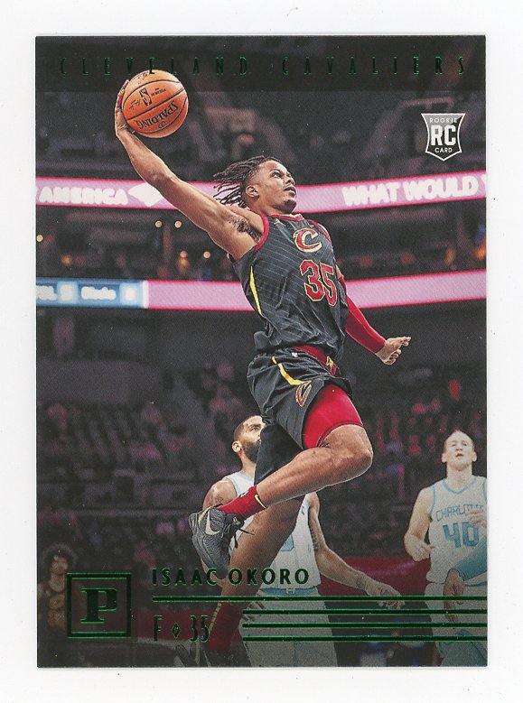 2020-2021 Isaac Okoro Green Rookie Chronicles Cleveland Cavaliers # 127
