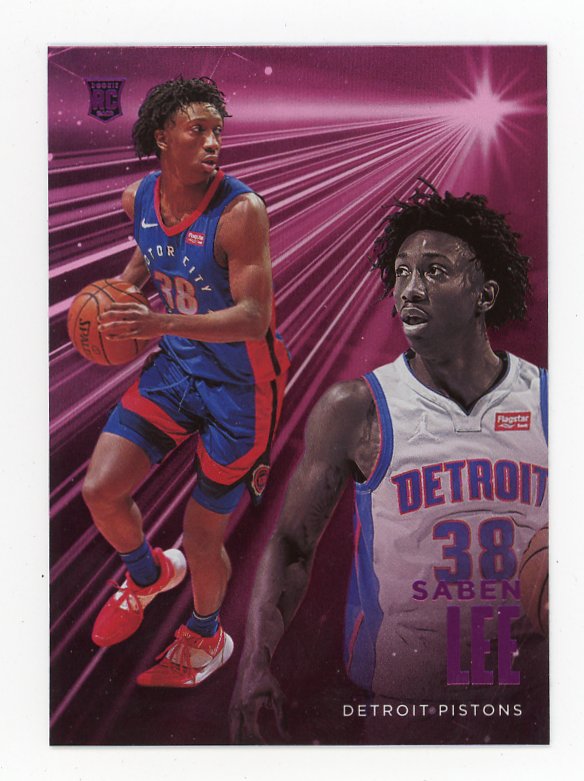 2020-2021 Saben Lee Pink Rookie Chronicles Essentials Detroit Pistons # 226