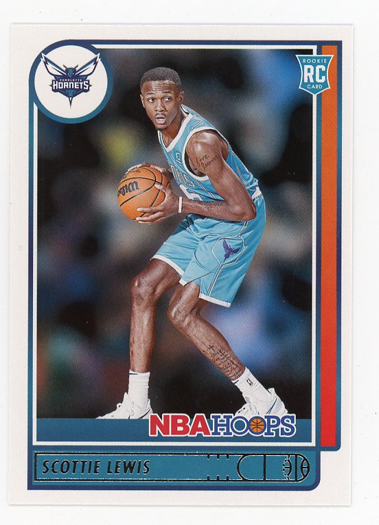2021-2022 Scottie Lewis Rookie NBA Hoops Charlotte Hornets # 209