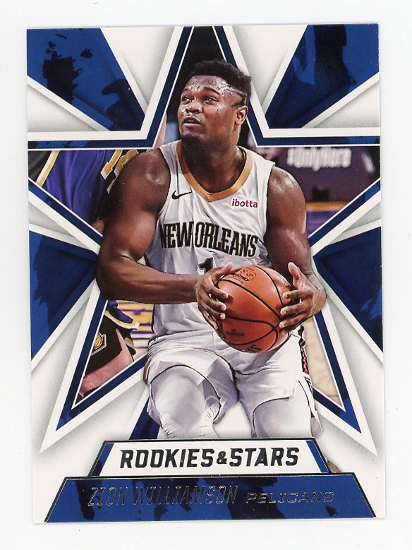2020-2021 Zion Williamson Rookies And Stars Panini New Orleans Pelicans # 652