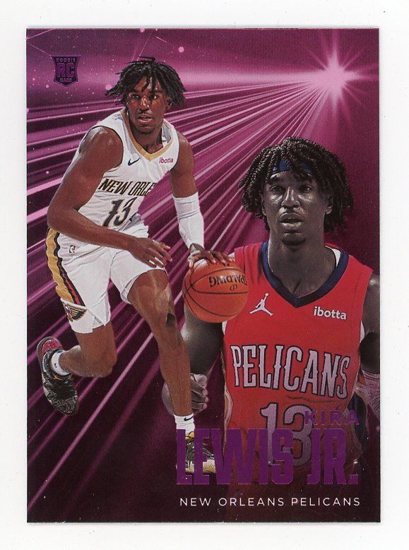 2020-2021 Kira Lewis JR Pink Rookie Essentials New Orleans Pelicans # 222