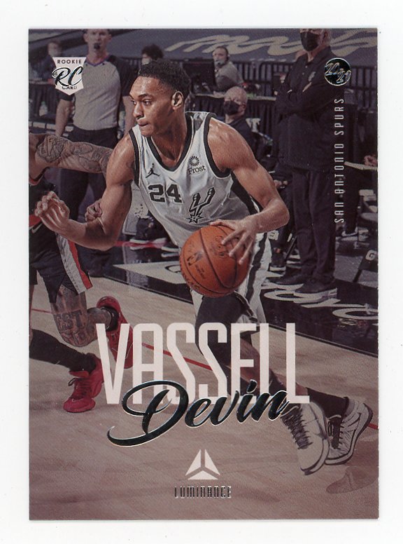 2020-2021 Devin Vassell Rookie Luminance San Antonio Spurs # 153