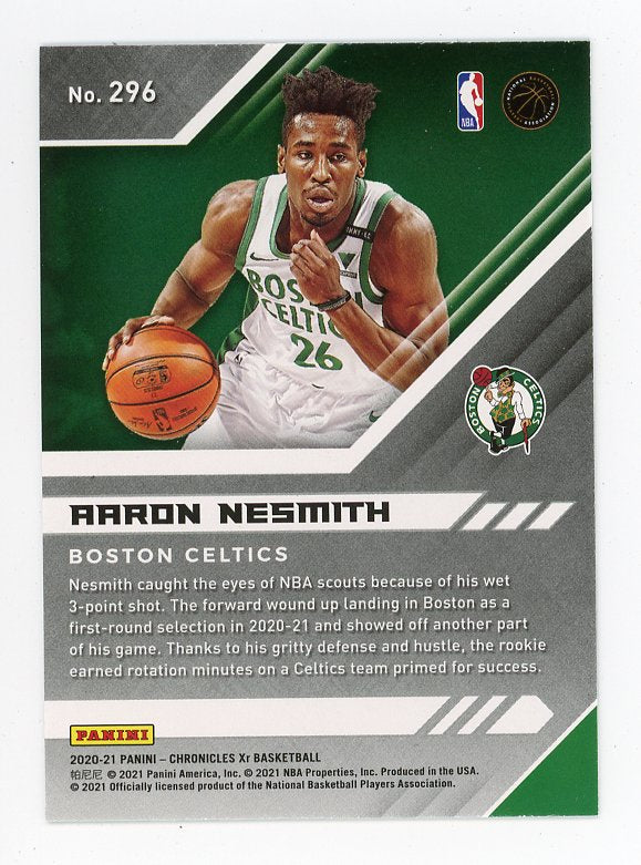 2020-2021 Aaron Nesmith Rookie Chronicles XR Boston Celtics # 296