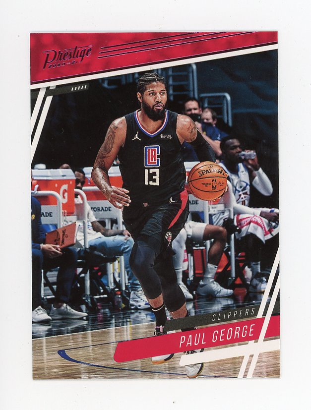 2020-2021 Paul George Pink Prestige Los Angeles Clippers # 62