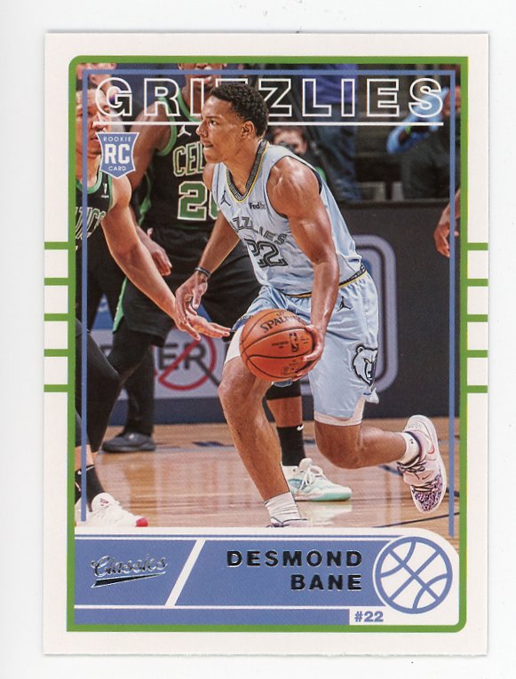 2020-2021 Desmond Bane Rookie Classics Memphis Grizzlies # 630