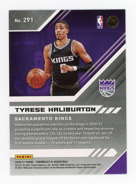 2020-2021 Tyrese Haliburton Rookie Chronicles XR Sacramento Kings # 291