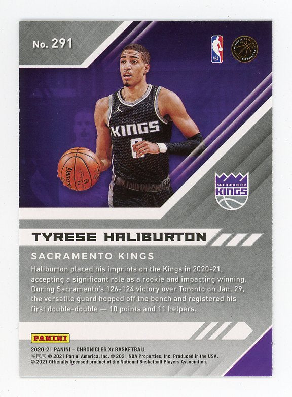 2020-2021 Tyrese Haliburton Pink Rookie Chronicles XR Sacramento Kings # 291