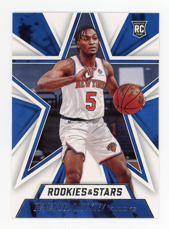 2020-2021 Immanuel Quickley Rookies & Stars Panini New York Knicks # 660