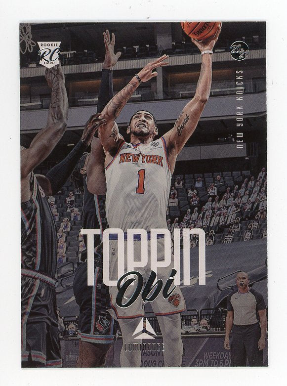 2020-2021 Obi Toppin Rookie Luminance New York Knicks # 159