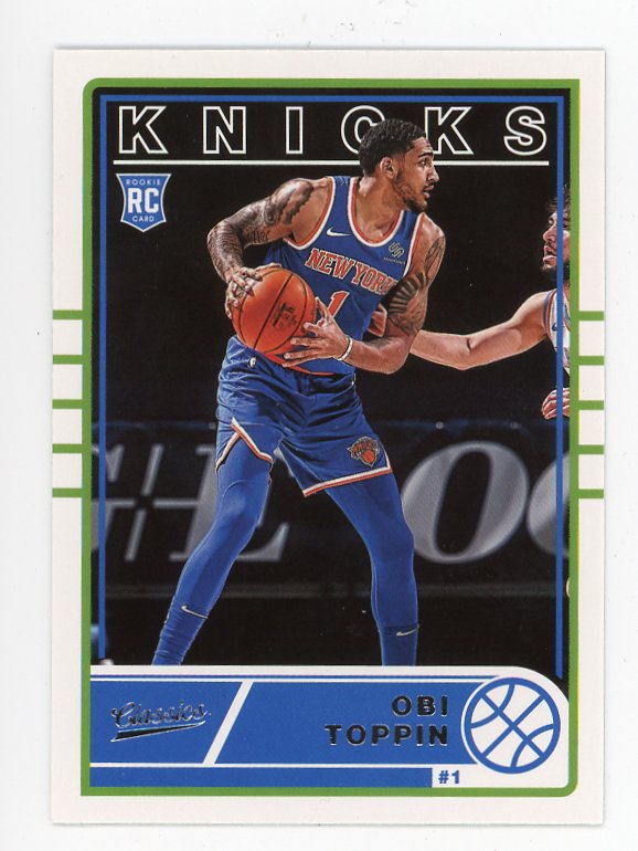 2020-2021 Obi Toppin Rookie Classics New York Knicks # 643
