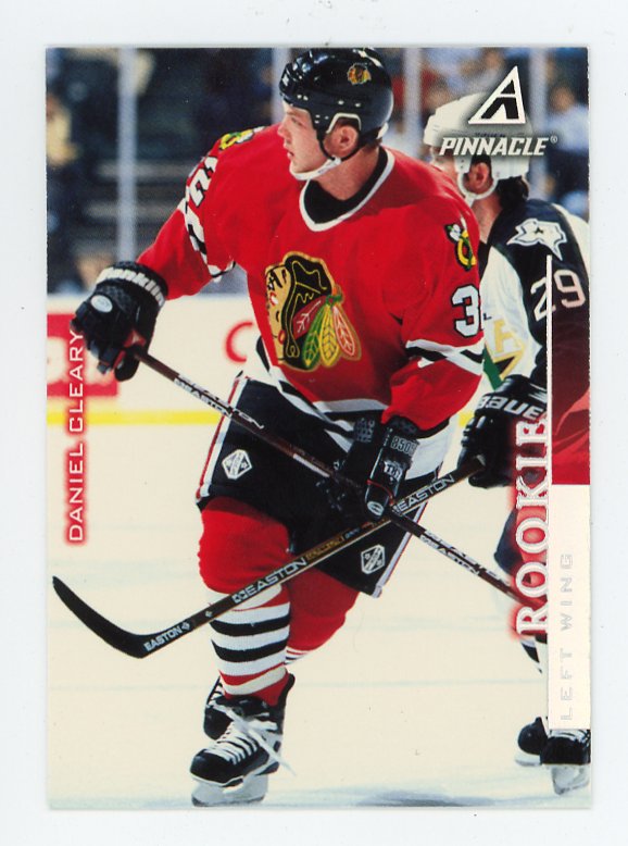 1997 Daniel Cleary Rookie Pinnacle Chicago Blackhawks # 10