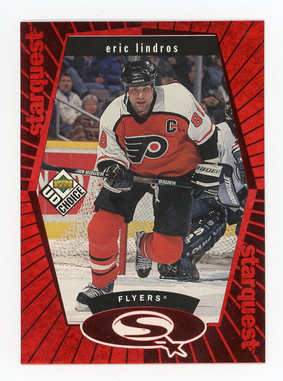 1997-1998 Eric Lindros Starquest Red Upper Deck Philadelphia Flyers # SQ28