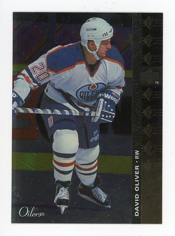 1994-1995 David Oliver SP Upper Deck Edmonton Oilers # SP-117