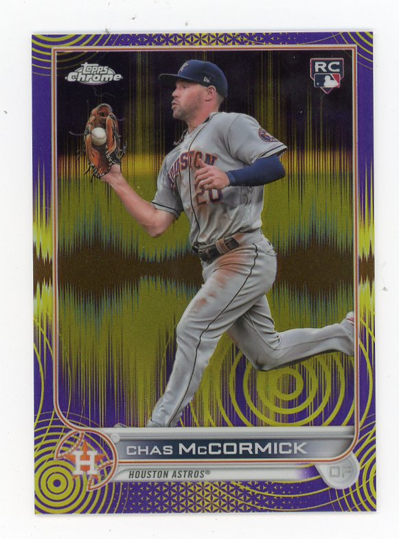 2022 Chas Mccormick Rookie Sonic Purple #D /299 Topps Houston Astros # 43