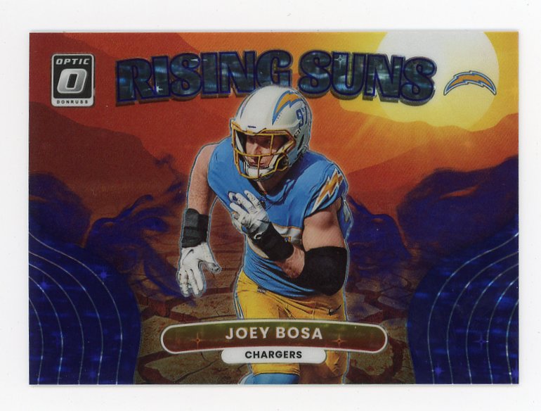 2022 Joey Bosa Rising Suns #D /25 Donruss Optic Los Angeles Chargers # RS-8