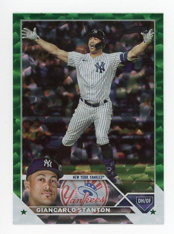 2023 Giancarlo Stanton Green Ice #D /499 Topps New York Yankees # 509