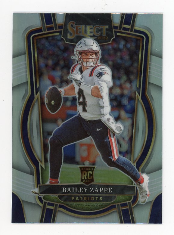 2022 Bailey Zappe Rookie Refractor Select New England Patriots # 231