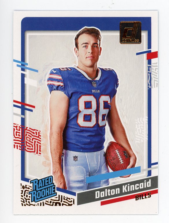 2023 Dalton Kincaid Rated Rookie Portraits Donruss Buffalo Bills # 11