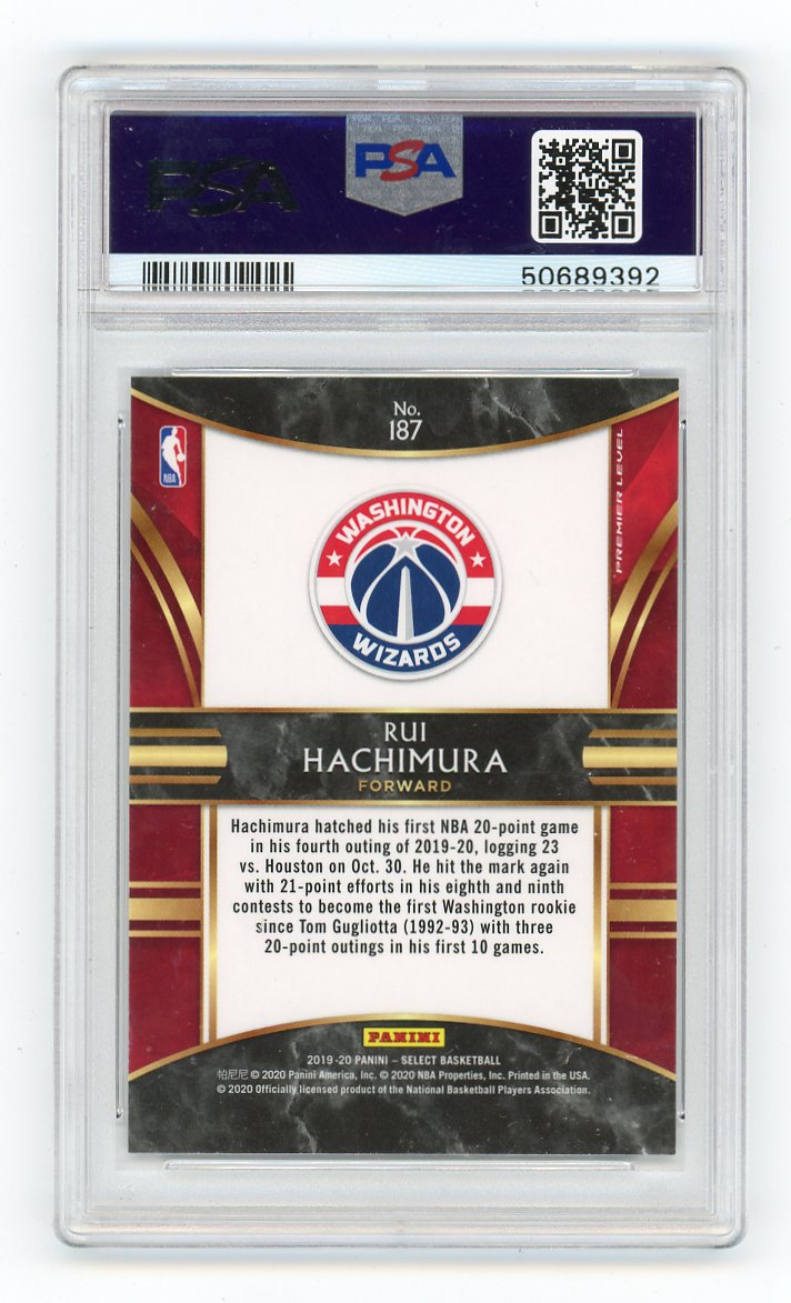 2019 Rui Hachimura Rookie Select Washington Wizards # 187