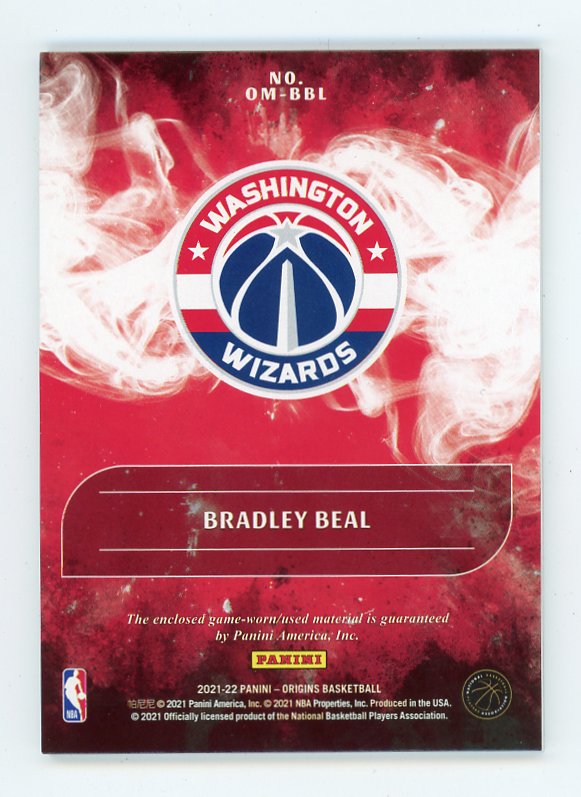 2021-2022 Bradley Beal Patch Origins Washington Wizards # OM-BBL