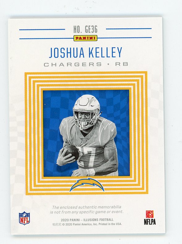 2020 Joshua Kelley Great Expectations Illusions Los Angeles Chargers # GE36