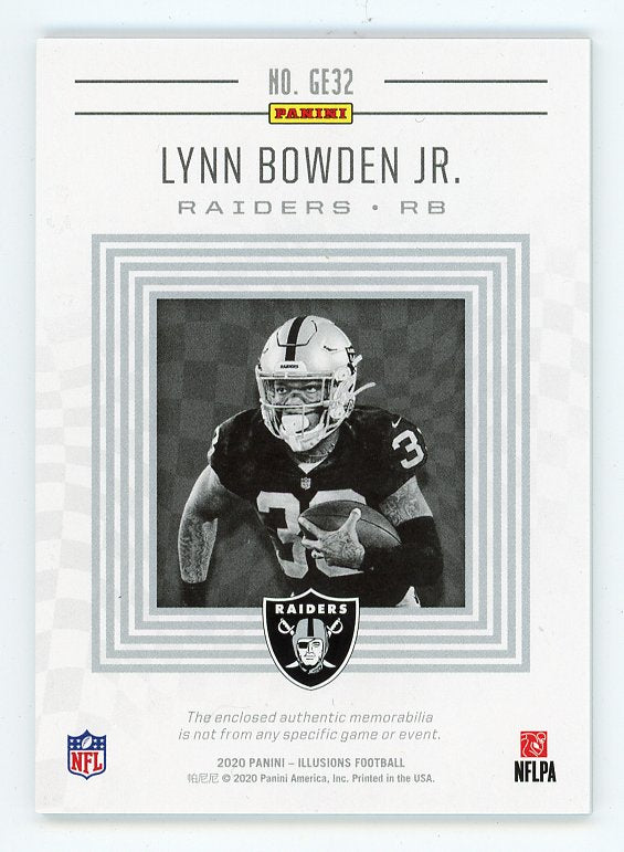 2020 Lynn Bowden JR Great Expectations Illusions Las Vegas Raiders # GE32