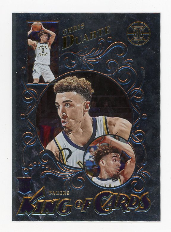 2021-2022 Chris Duarte King Of Cards Illusions Indiana Pacers # 34