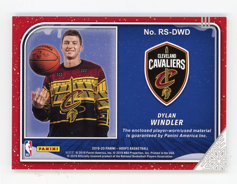 2019-2020 Dylan Windler Patch NBA Hoops Cleveland Cavaliers # RS-DWD