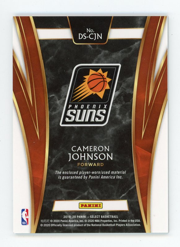 2019-2020 Cameron Johnson Draft Selections Select Phoenix Suns # DS-CJN