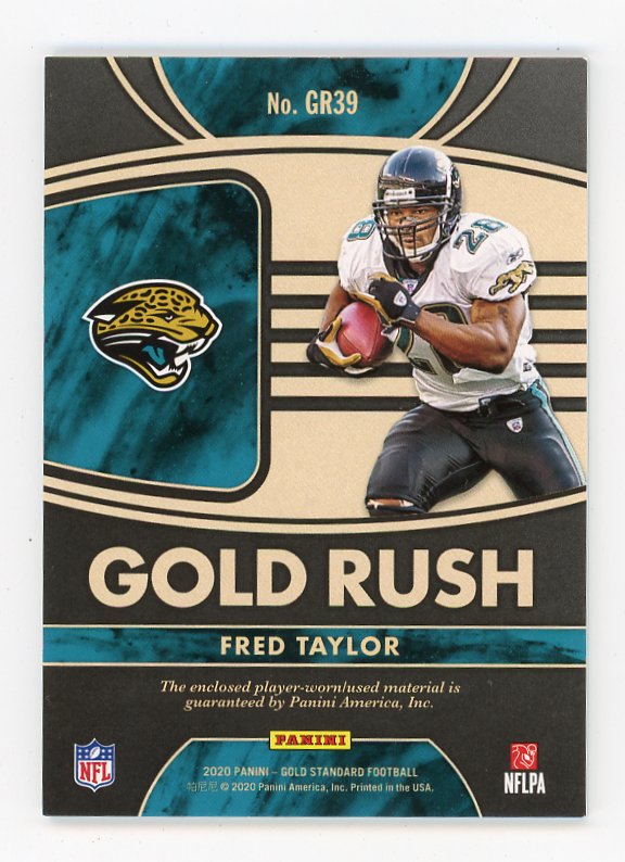 2020 Fred Taylor Gold Rush #D /199 Panini Jacksonville Jaguars # GR39