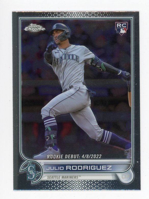 2022 Julio Rodriguez Rookie Debut Topps Chrome Seattle Mariners # USC165