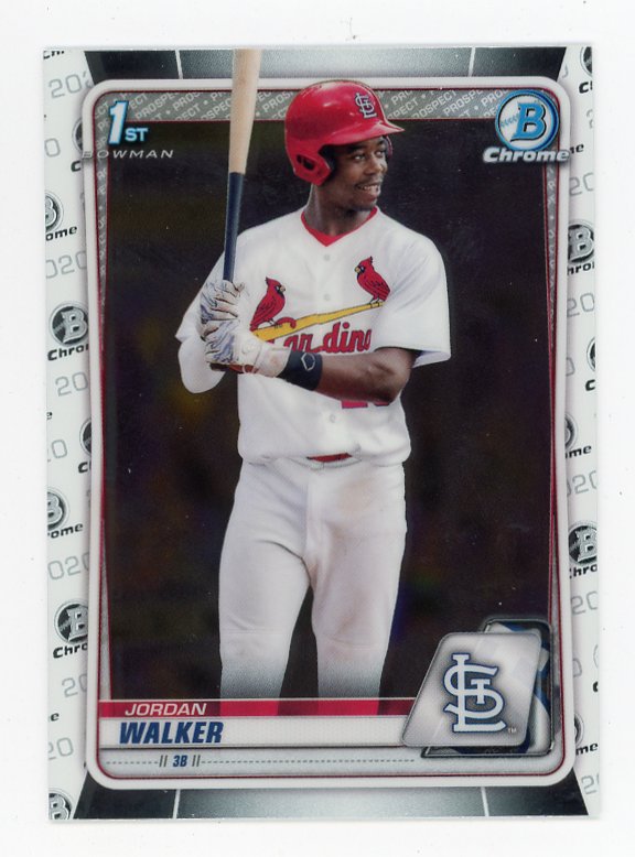 2020 Jordan Walker Prospect Bowman Chrome St.Louis Cardinals # BD-57