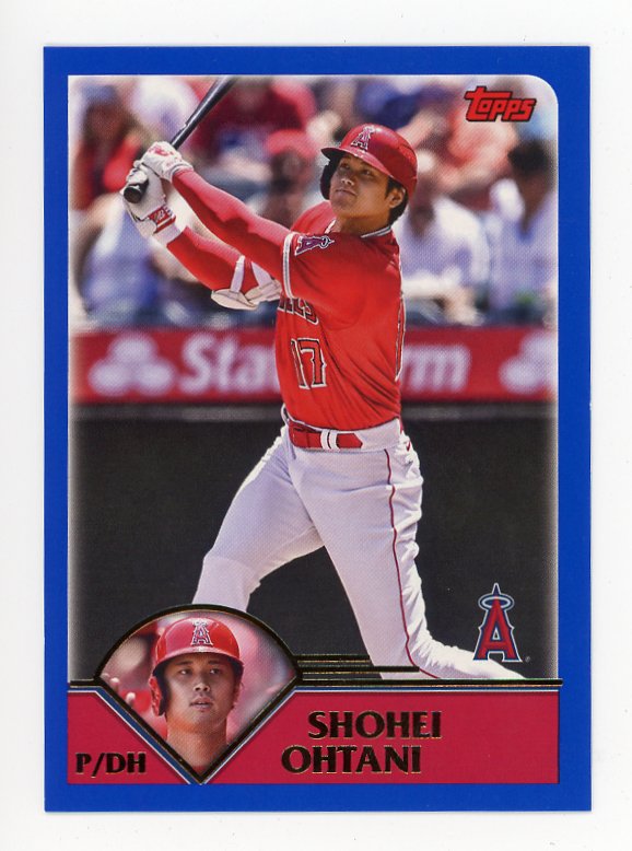 2023 Shohei Ohtani Blue Border Topps Los Angeles Angels # 256