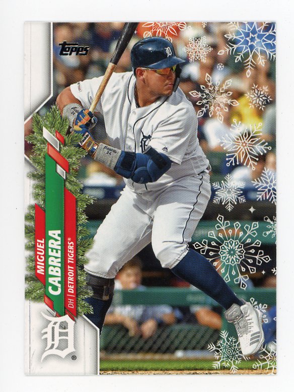 2020 Miguel Cabrera Topps Holiday Detroit Tigers # HW129